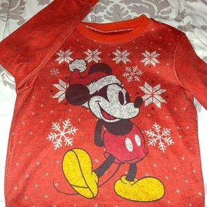 Red Mickey Mouse Sweater